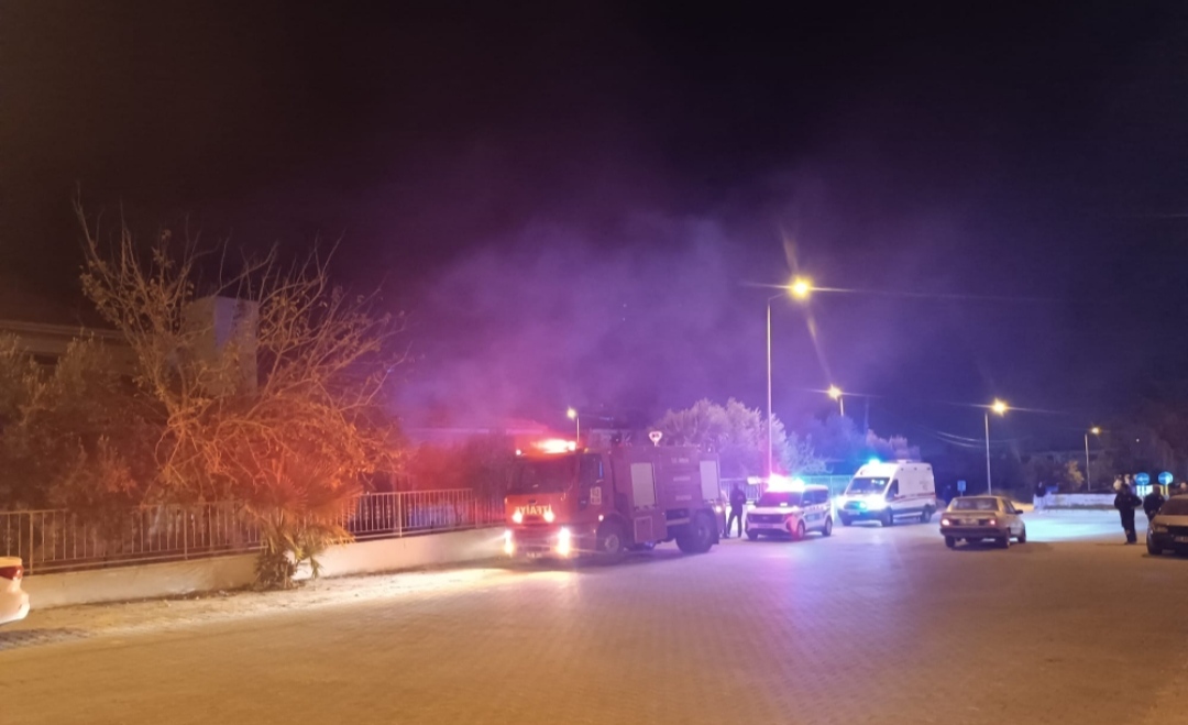 BUHARKENT ANAOKULU'NDA YANGIN PANİĞİ 